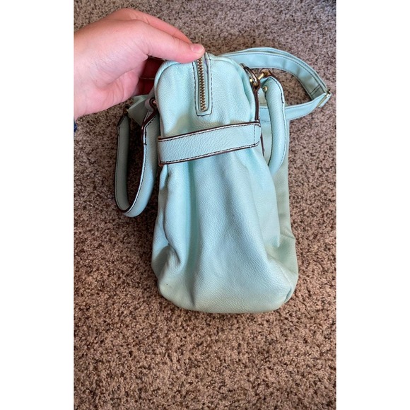 Steve Madden Sea Green Color Shoulder Purse EUC 2010s Summer beach - Picture 4 of 9